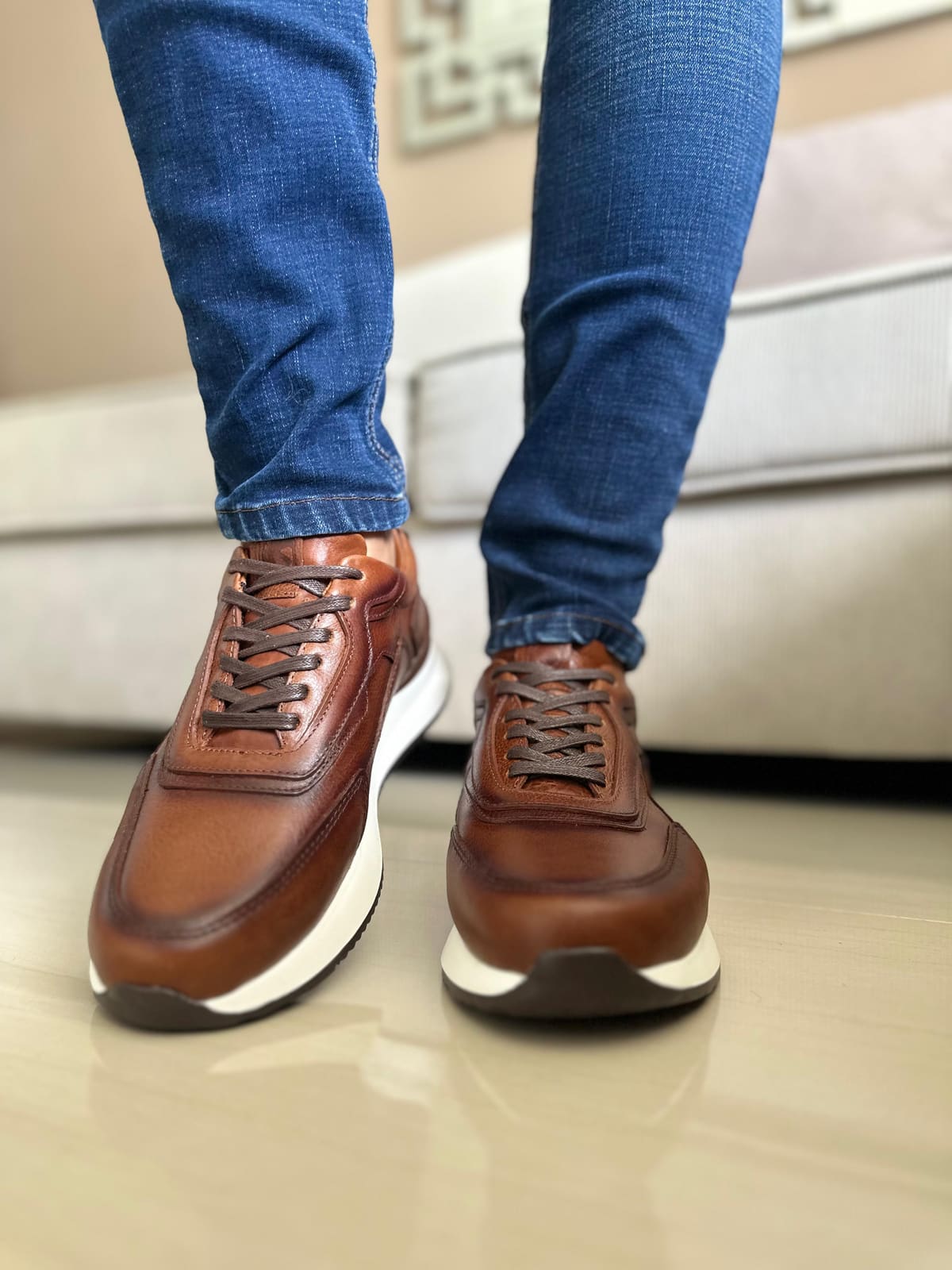 SNEAKERS WERT-CUERO-LIVIANOS REF 3316 imagen 2