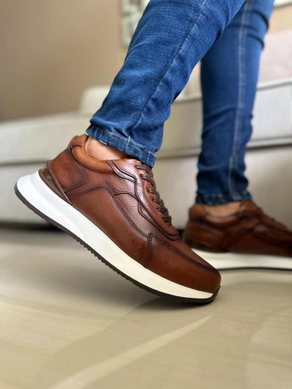 SNEAKERS WERT-CUERO-LIVIANOS REF 3316 imagen 3