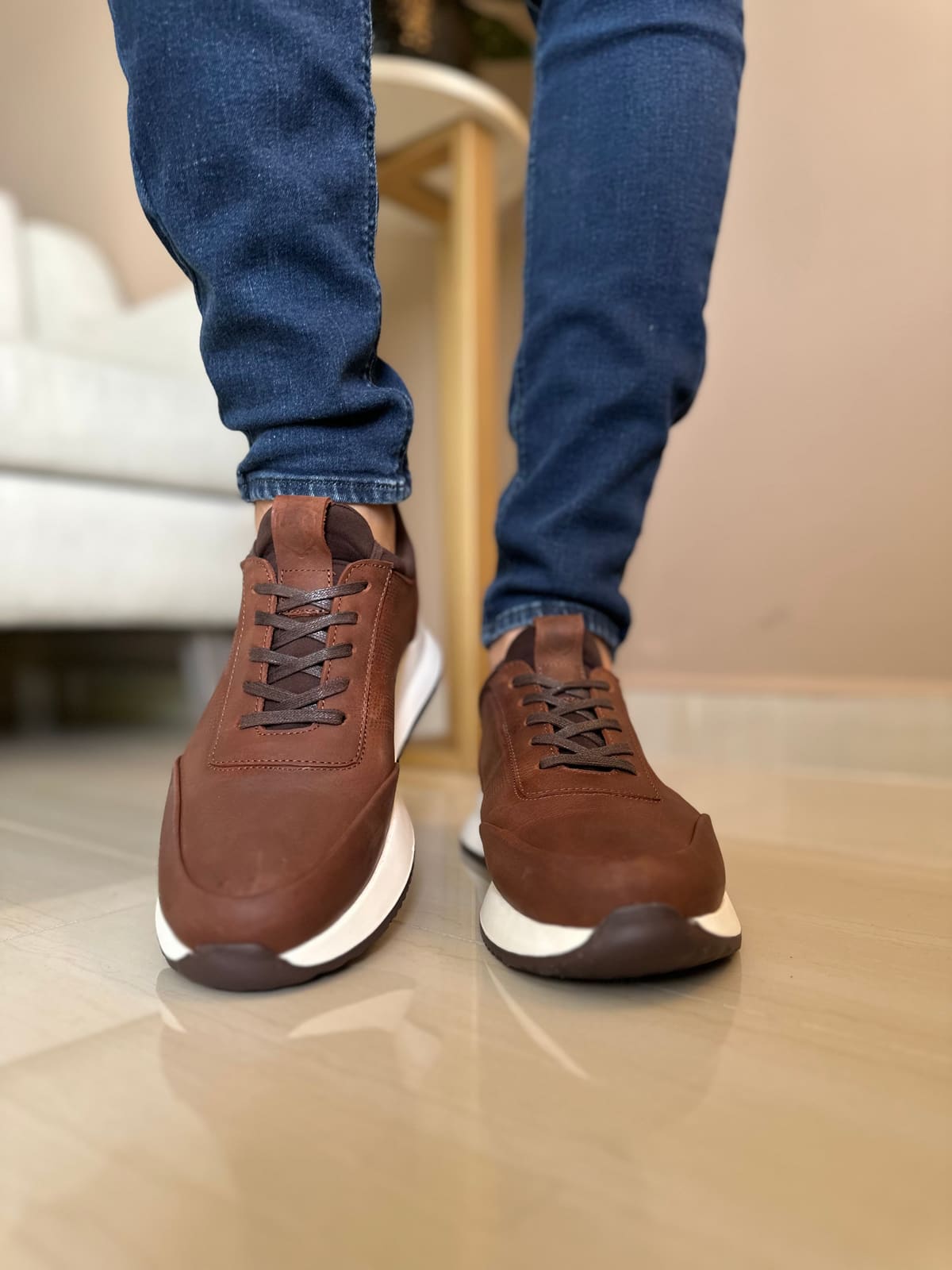 SNEAKERS ORIN - PARA HOMBRE - EN CUERO - REF: SPN 3216 imagen 2