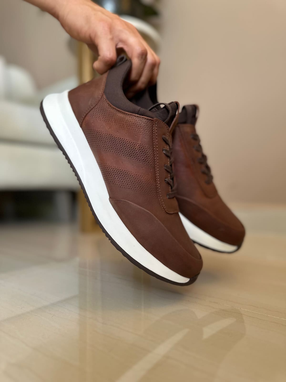 SNEAKERS ORIN - PARA HOMBRE - EN CUERO - REF: SPN 3216 imagen 4