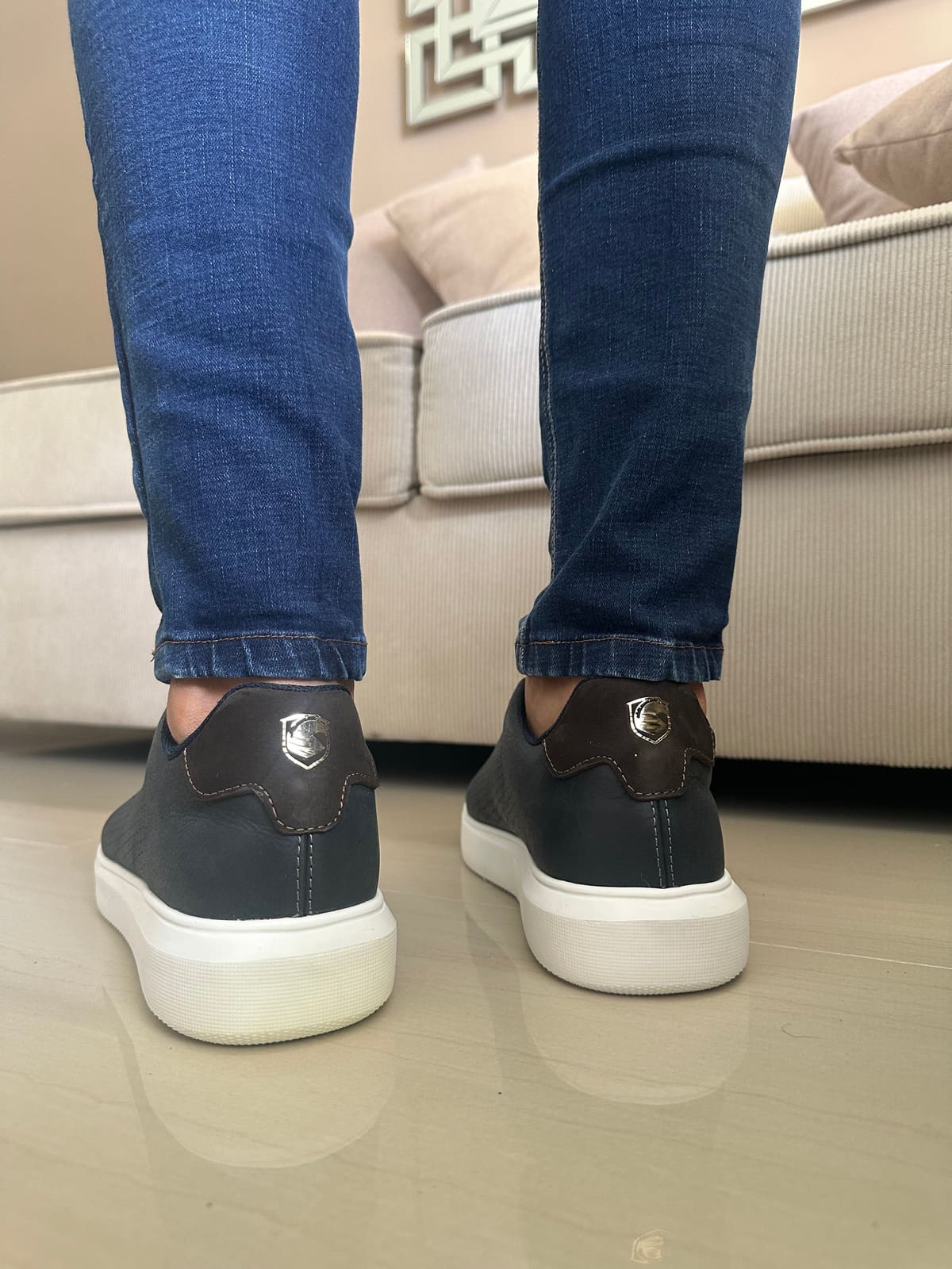 SNEAKER HOLT - EN CUERO - PARA HOMBRE - REF: SPN 3202 imagen 3