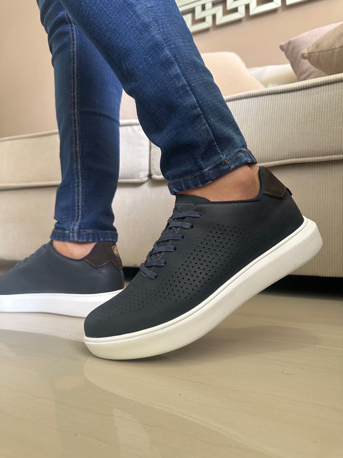 SNEAKER HOLT - EN CUERO - PARA HOMBRE - REF: SPN 3202 imagen 4