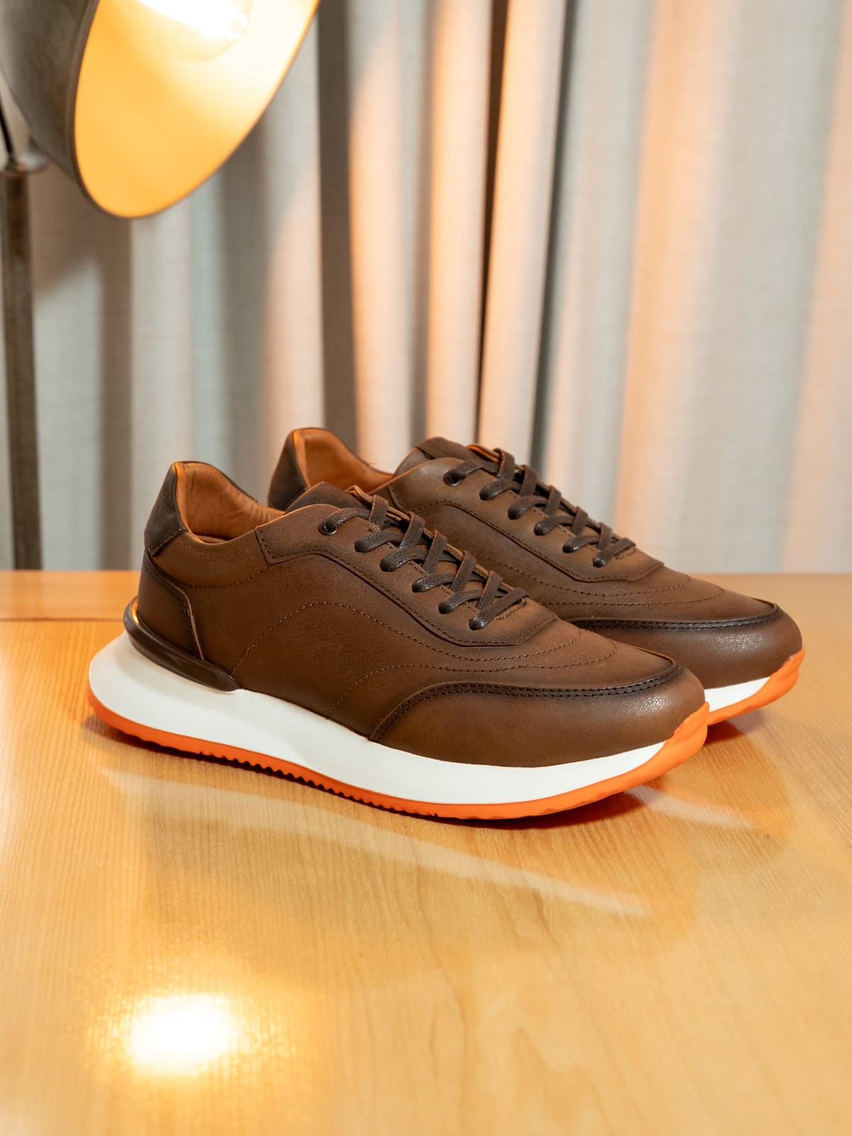 SNEAKERS NACAR-CUERO REF:T-07 imagen 2