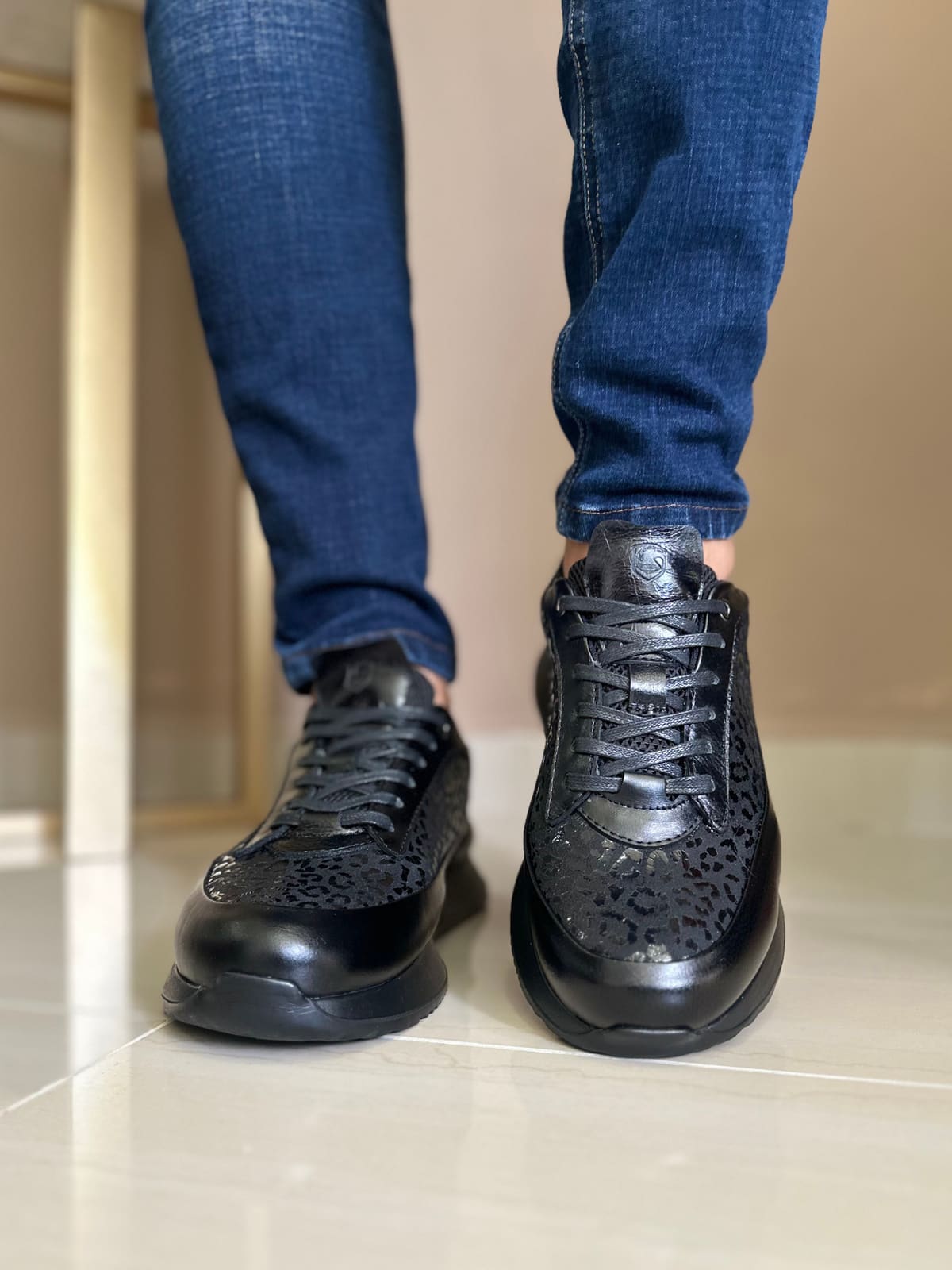 SNEAKER FIRE - EN CUERO - PARA HOMBRE - REF: 2170 imagen 4