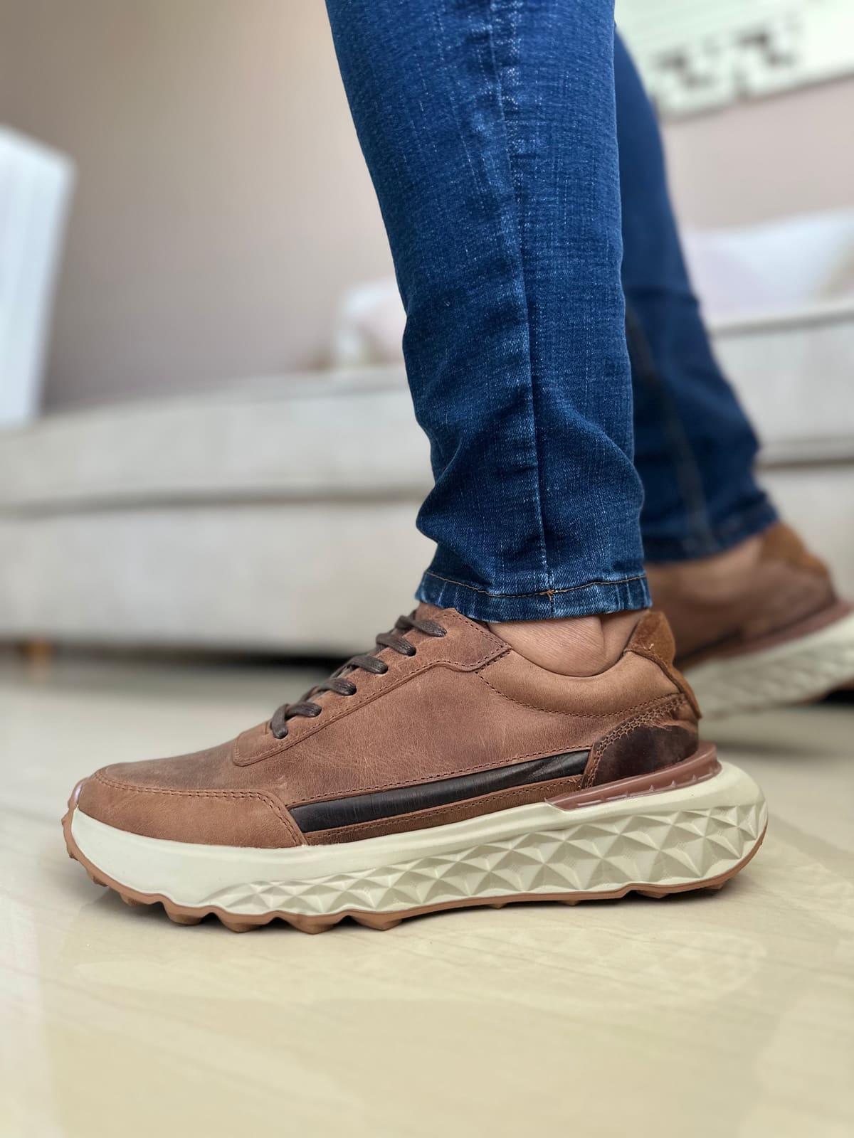 SNEAKERS OLI-CUERO VACUNO -REF 3324 imagen 2