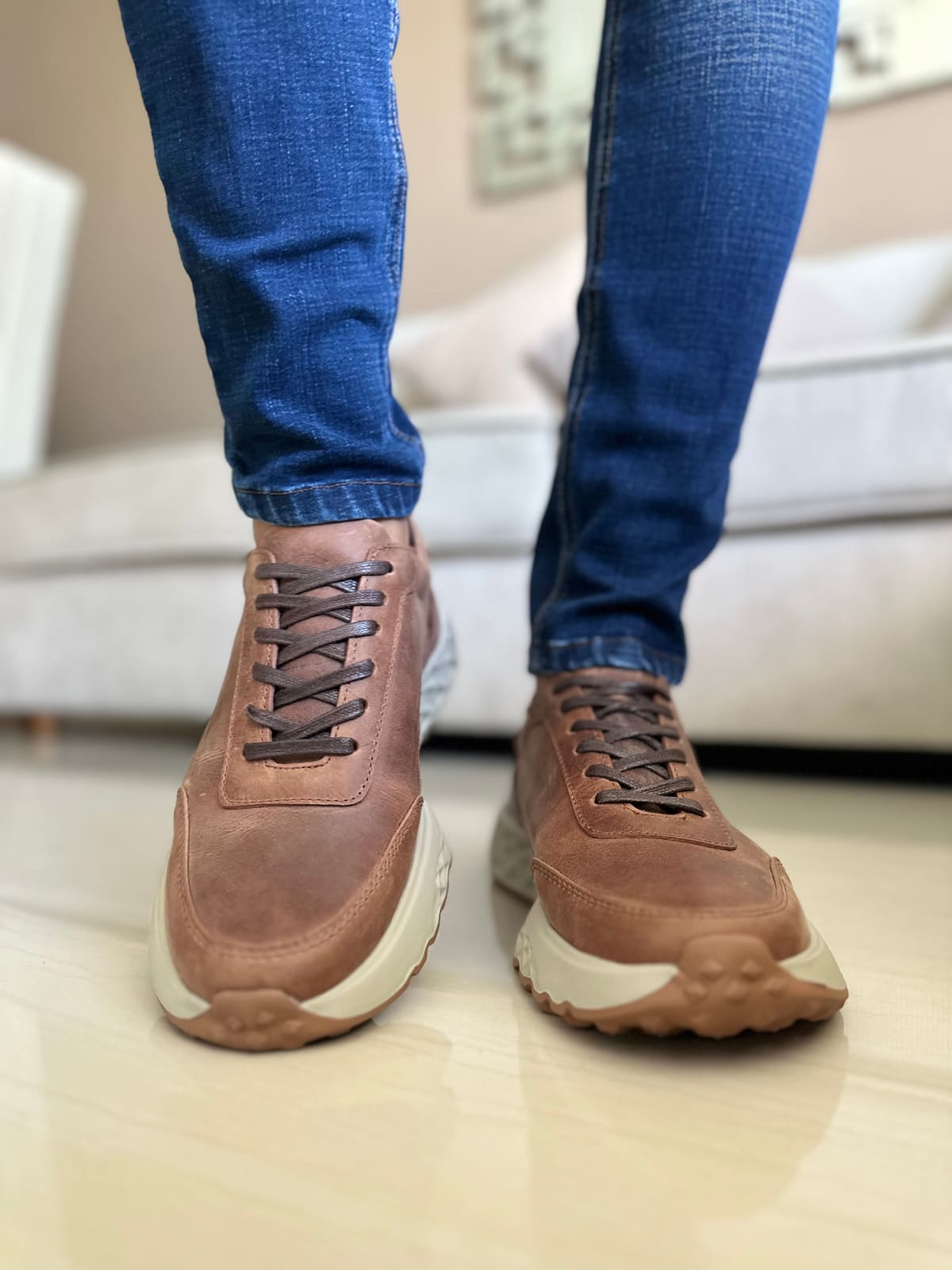 SNEAKERS OLI-CUERO VACUNO -REF 3324 imagen 3