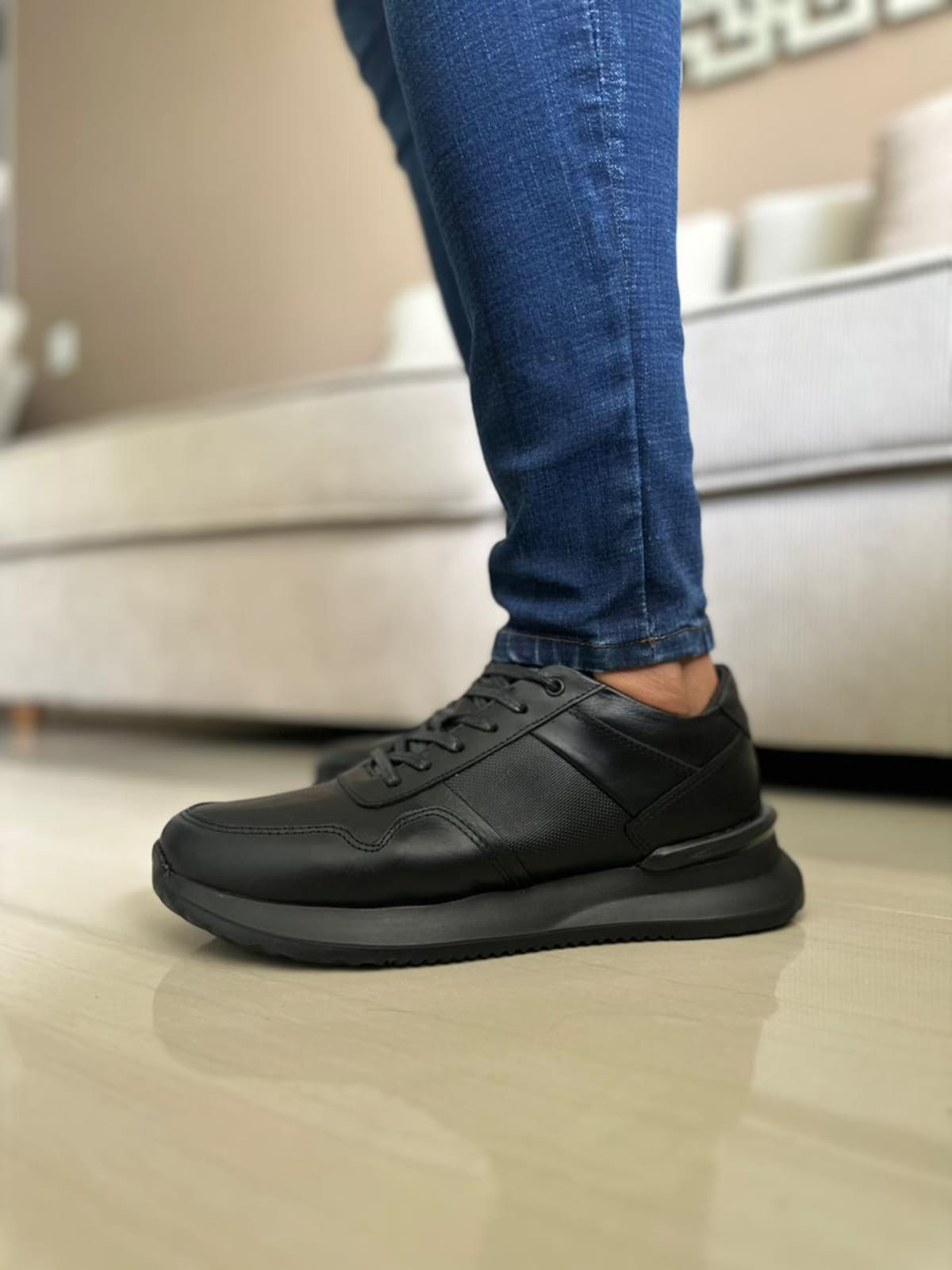 SNEAKERS RACAN-CUERO REF:T-05 imagen 3