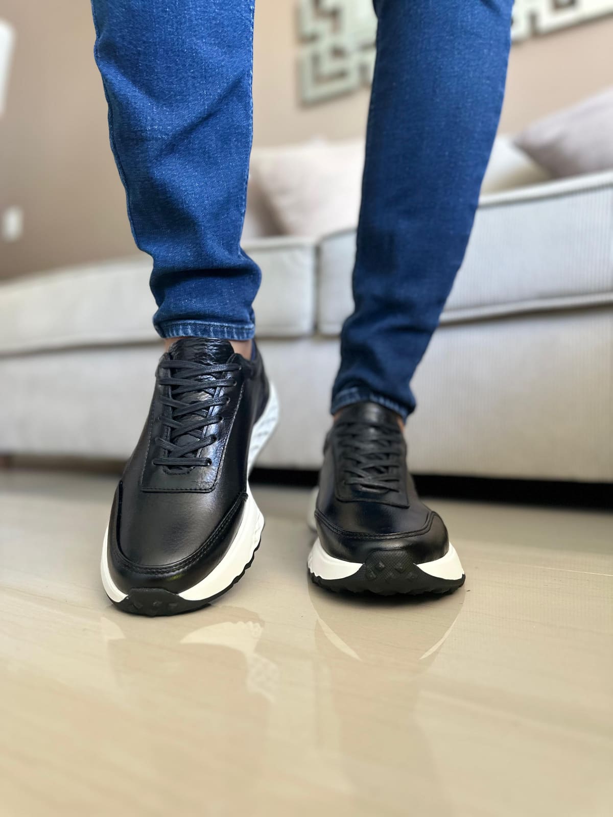 SNEAKERS OLI-CUERO VACUNO -REF 3324 imagen 2