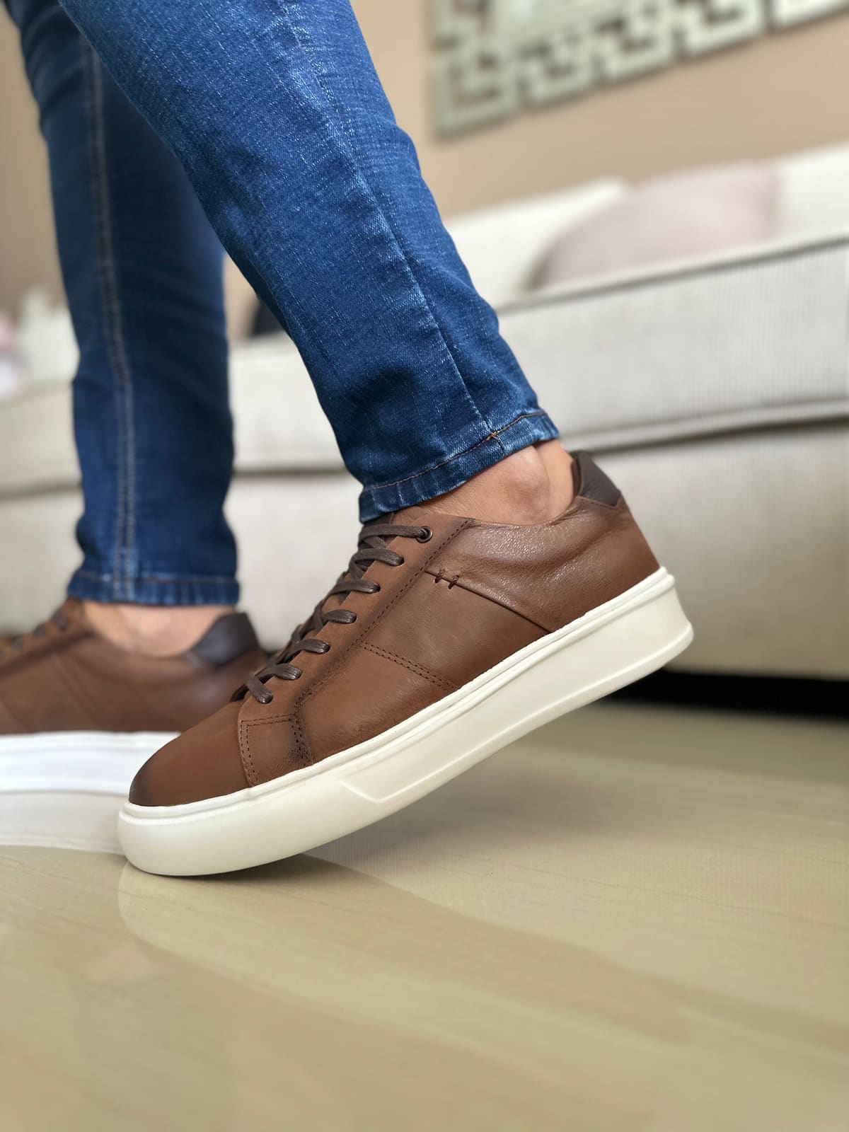 SNEAKERS ELBRUS-CUERO - REF: ANT 573 imagen 3