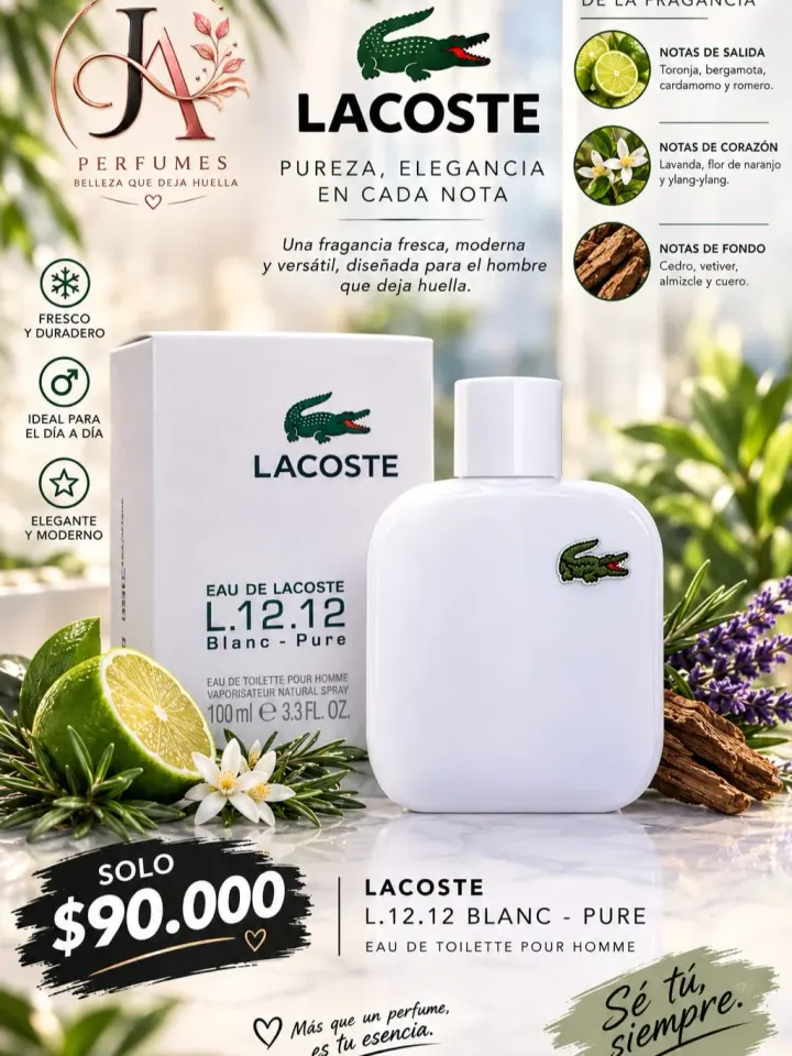 LACOSTE L.12.12 BLANC - PURE imagen 2