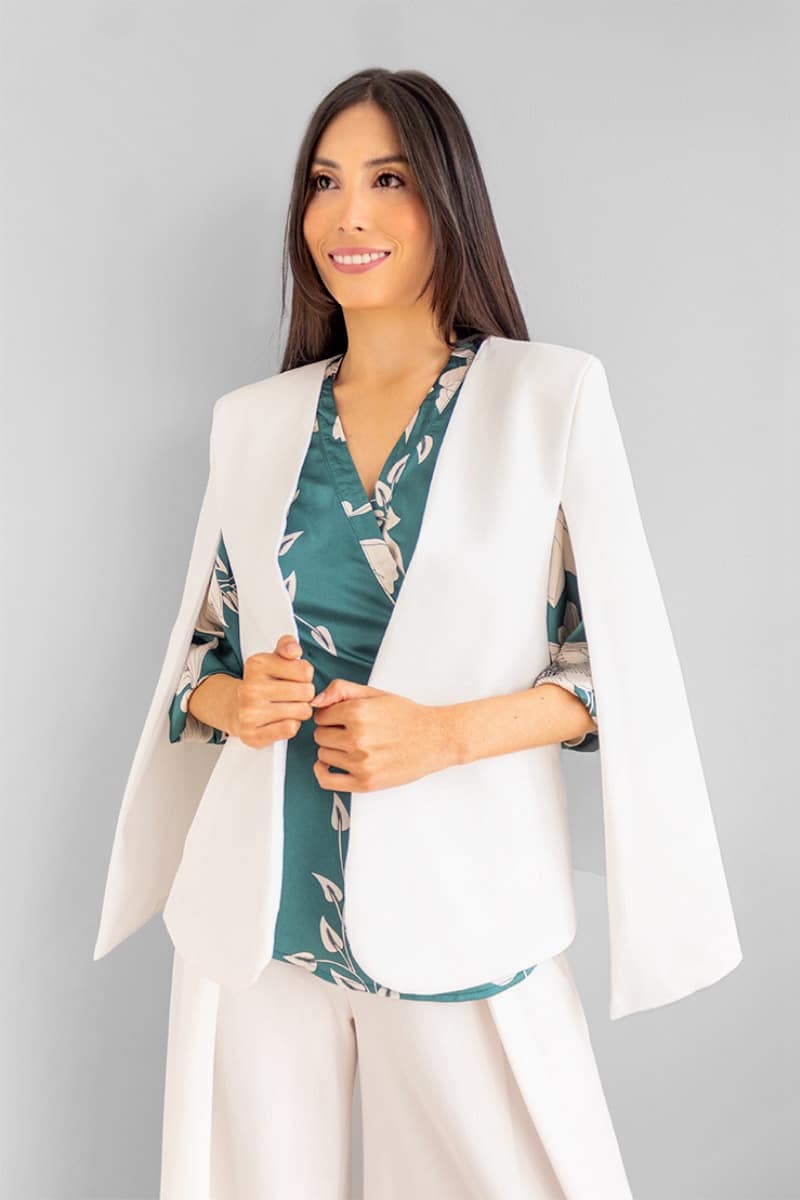 Blazer Capa Blanco imagen 3