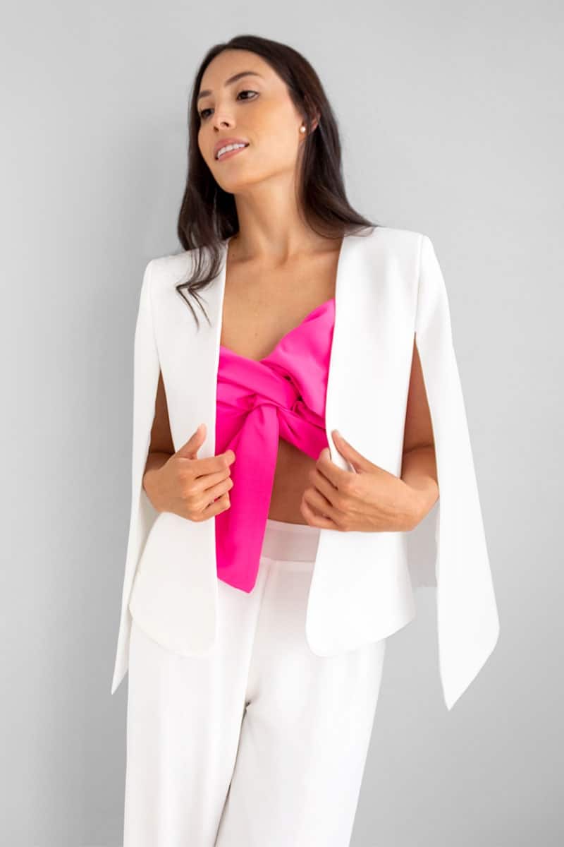 Blazer Capa Blanco imagen 5