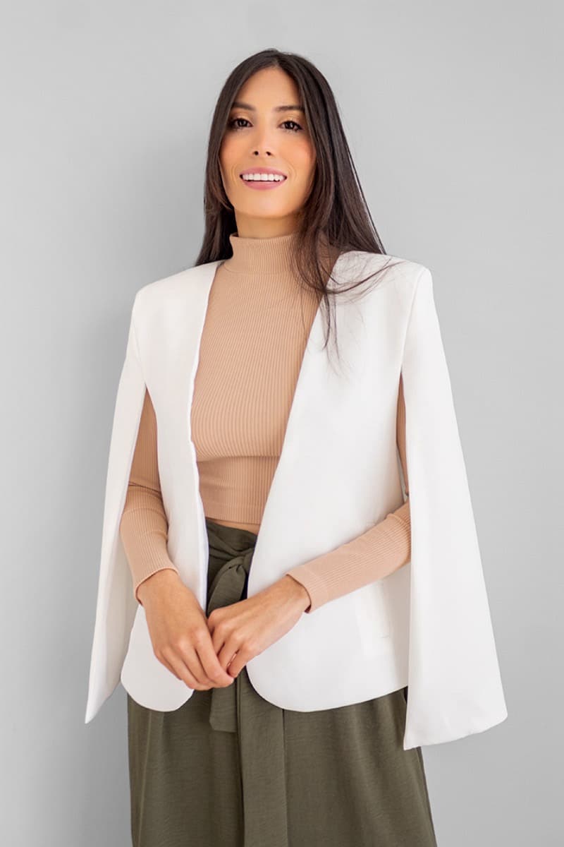 Blazer Capa Blanco imagen 8