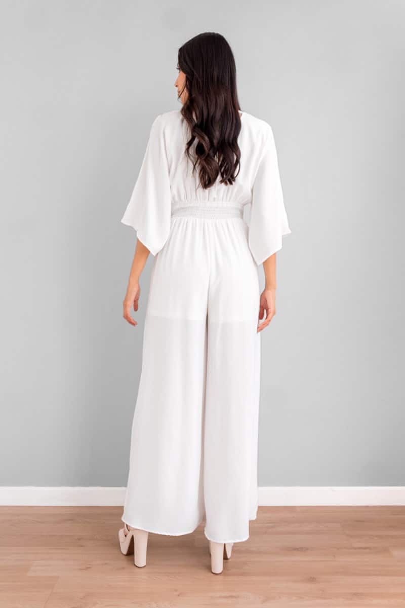 Jumper Manga Amplia Blanco imagen 4