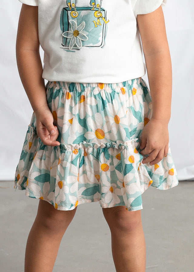 Falda Dobby Estampada Daisy Lagoon imagen 4