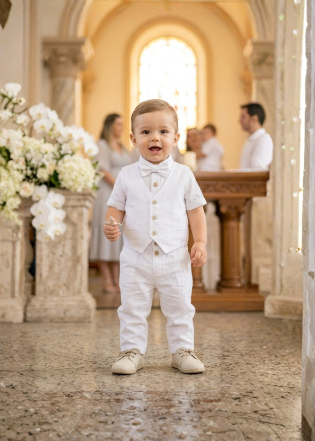 Conjunto Blanco Ceremonia imagen 2