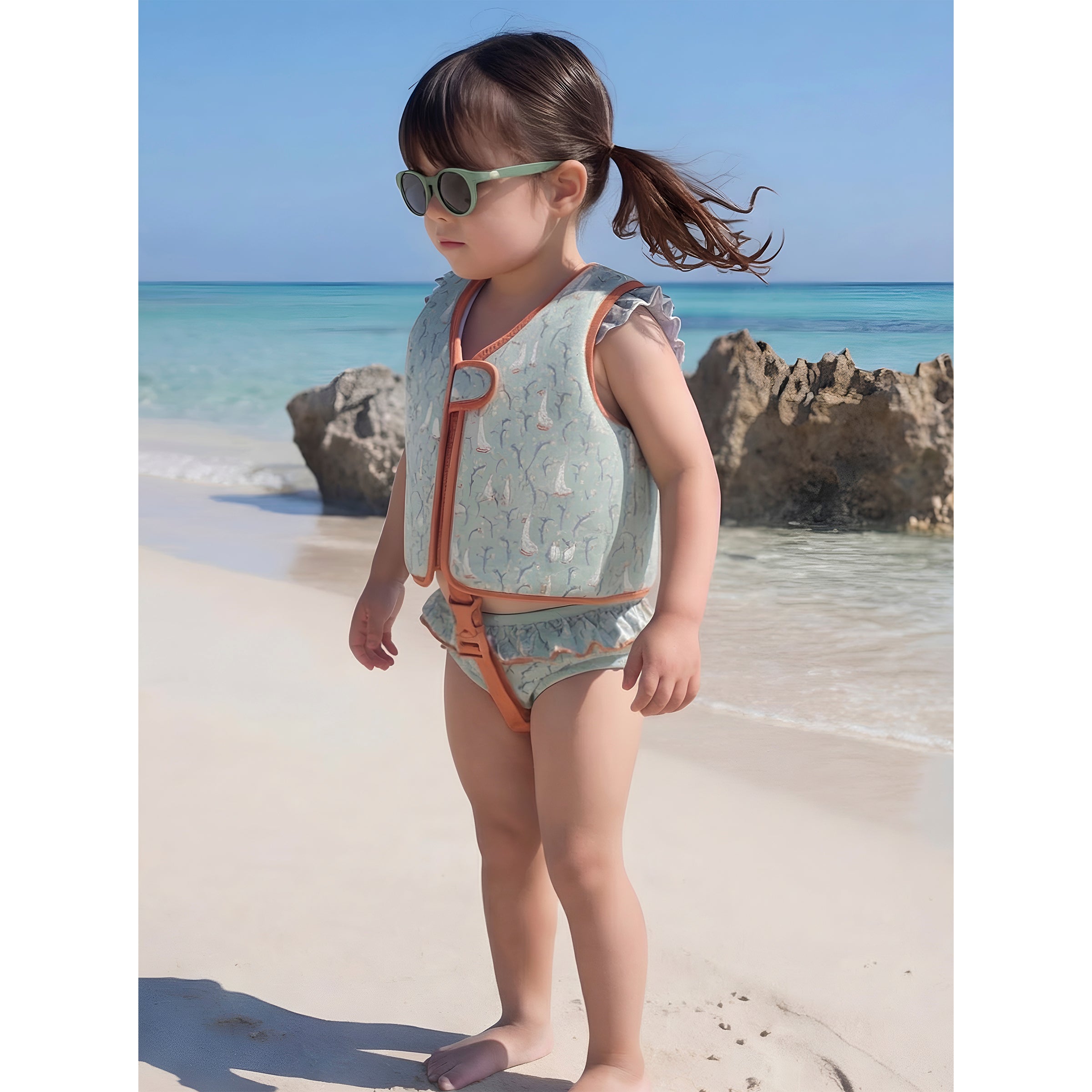 Bañador Pañal Niña Guss imagen 3