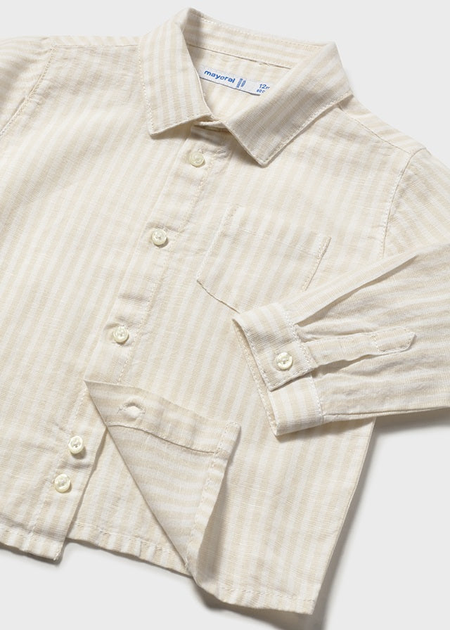 Camisa Lino Baby Ceremonia imagen 2