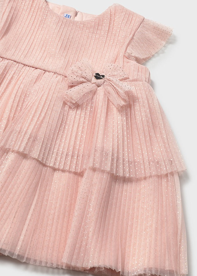 Vestido Tul Plisado Flora Baby imagen 3