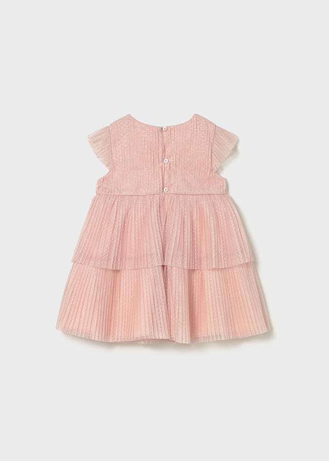 Vestido Tul Plisado Flora Baby imagen 5